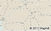 Shaded Relief Map of the area around 50° 31' 50" N, 64° 40' 30" E