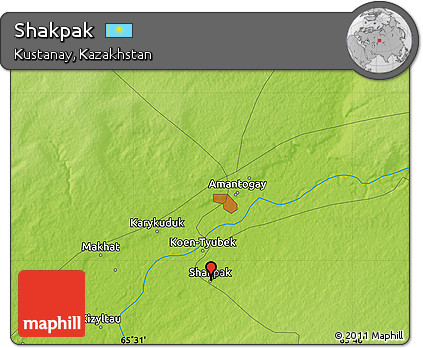 Physical Map of Shakpak