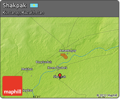 Physical Map of Shakpak