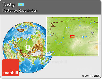 Physical Location Map of Tasty