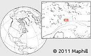 Blank Location Map of the area around 50° 31' 50" N, 67° 4' 29" W