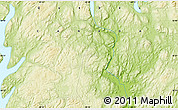 Physical Map of the area around 50° 31' 50" N, 68° 46' 30" W