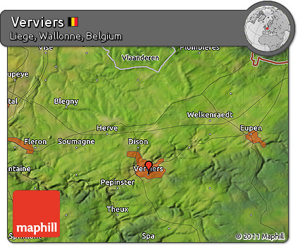 Satellite Map of Verviers