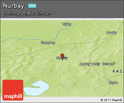 Physical Panoramic Map of Nurbay