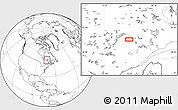 Blank Location Map of the area around 50° 31' 50" N, 72° 10' 30" W