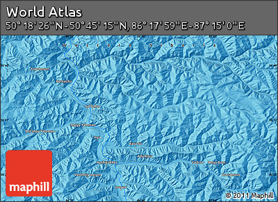 Political Map of the Area around 50° 31' 50" N, 86° 46' 30" E