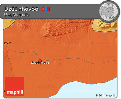 Political Map of Dzüünhövöö