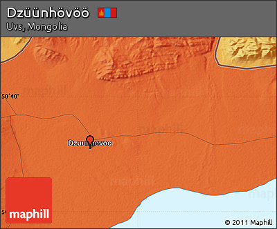 Political Map of Dzüünhövöö