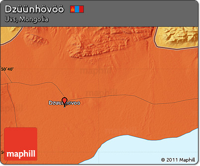 Political Map of Dzüünhövöö