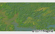 Satellite 3D Map of the area around 50° 31' 50" N, 92° 34' 29" W