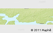 Physical Panoramic Map of the area around 50° 31' 50" N, 92° 34' 29" W