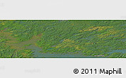 Satellite Panoramic Map of the area around 50° 31' 50" N, 92° 34' 29" W