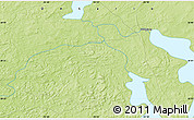 Physical Map of the area around 50° 31' 50" N, 93° 25' 30" W