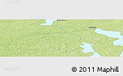 Physical Panoramic Map of the area around 50° 31' 50" N, 93° 25' 30" W