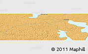 Political Panoramic Map of the area around 50° 31' 50" N, 93° 25' 30" W