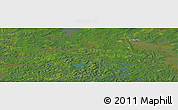 Satellite Panoramic Map of the area around 50° 31' 50" N, 93° 25' 30" W