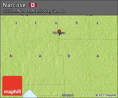 Physical Map of Narcisse