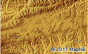 Physical Map of the area around 50° 55' 47" N, 104° 37' 30" E