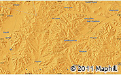 Political Map of the area around 50° 55' 47" N, 113° 58' 29" E