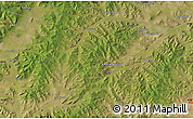 Satellite Map of the area around 50° 55' 47" N, 113° 58' 29" E