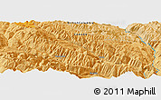 Political Panoramic Map of the area around 50° 55' 47" N, 122° 19' 29" W