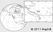 Blank Location Map of the area around 50° 55' 47" N, 123° 10' 30" W