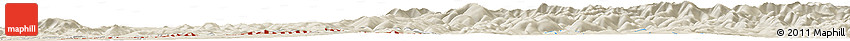 Shaded Relief Horizon Map of the Area around 50° 55' 47" N, 133° 31' 30" E Shaded Relief Horizon Map of the Area around 50° 55' 47" N, 133° 31' 30" E