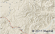 Shaded Relief Map of the area around 50° 55' 47" N, 133° 31' 30" E