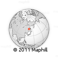 Outline Map of the Area around 50° 55' 47" N, 134° 22' 30" E, rectangular outline