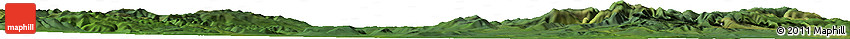 Satellite Horizon Map of the Area around 50° 55' 47" N, 136° 4' 29" E