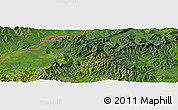 Satellite Panoramic Map of the area around 50° 55' 47" N, 138° 37' 30" E