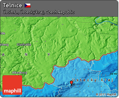 Political Map of Telnice