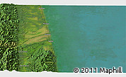 Satellite 3D Map of the area around 50° 55' 47" N, 143° 43' 29" E