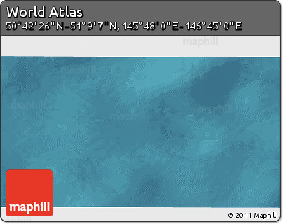 Satellite 3D Map of the Area around 50° 55' 47" N, 146° 16' 30" E