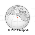 Outline Map of the Area around 50° 55' 47" N, 148° 40' 30" W, rectangular outline