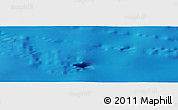 Physical Panoramic Map of the area around 50° 55' 47" N, 151° 13' 29" W