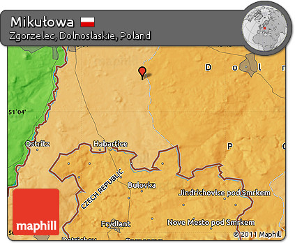 Political Map of Mikułowa