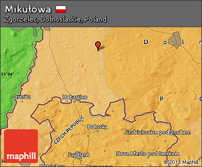 Political Map of Mikułowa