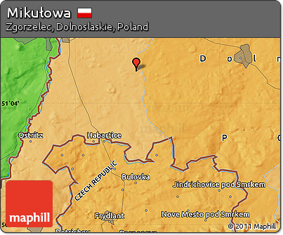 Political Map of Mikułowa