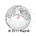 Outline Map of the Area around 50° 55' 47" N, 164° 49' 29" W, rectangular outline