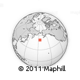 Outline Map of the Area around 50° 55' 47" N, 175° 1' 30" W, rectangular outline