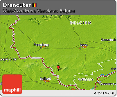 Physical 3D Map of Dranouter