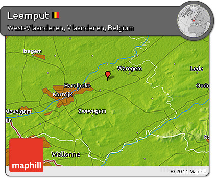 Physical 3D Map of Leemput