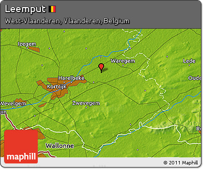 Physical 3D Map of Leemput