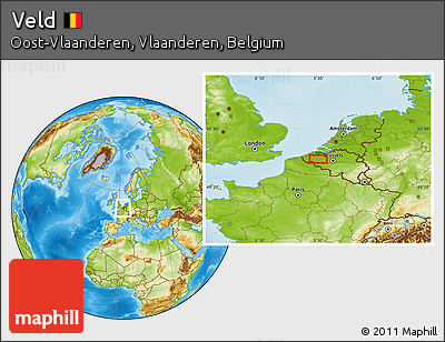 Physical Location Map of Veld