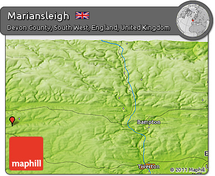 Physical 3D Map of Mariansleigh