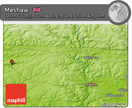 Physical 3D Map of Meshaw