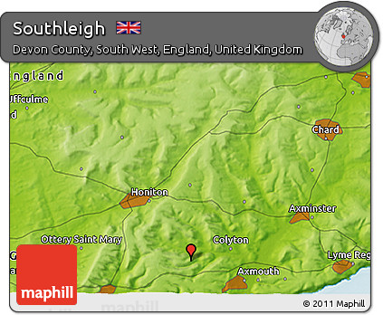 Physical 3D Map of Southleigh