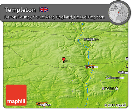 Physical 3D Map of Templeton