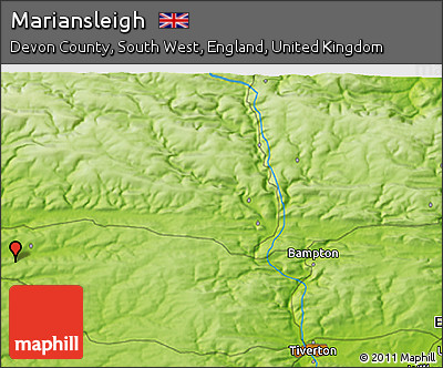Physical 3D Map of Mariansleigh